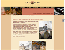 Tablet Screenshot of eckes-eckes.de
